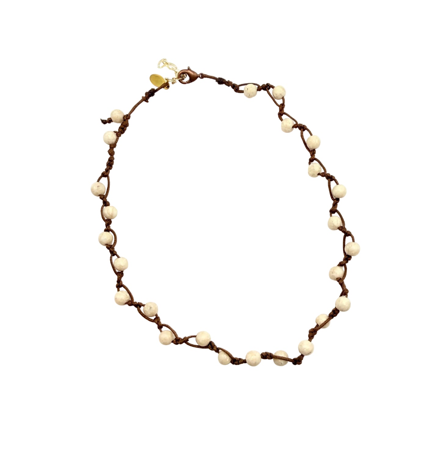 White Turquoise Stone Necklace