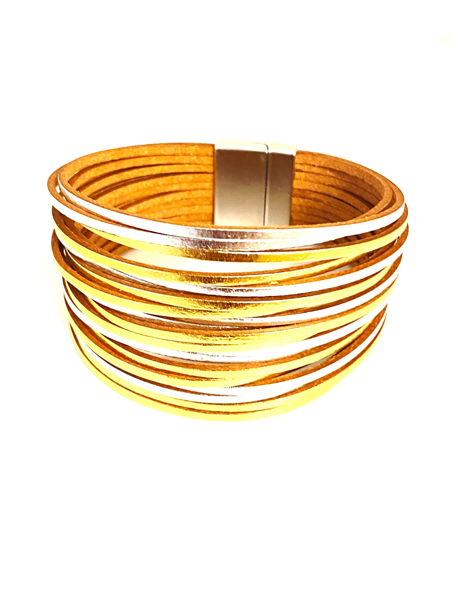 Leather Multi Strand Bracelet