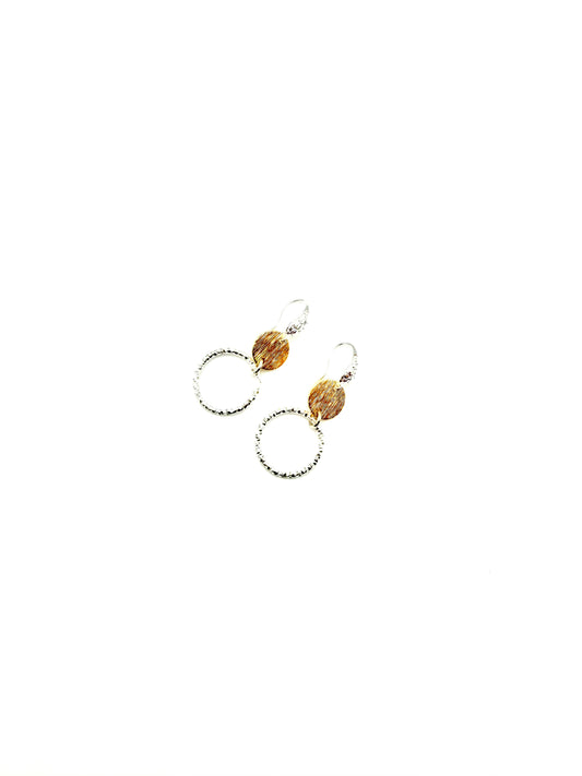 Silver & Gold Hoops