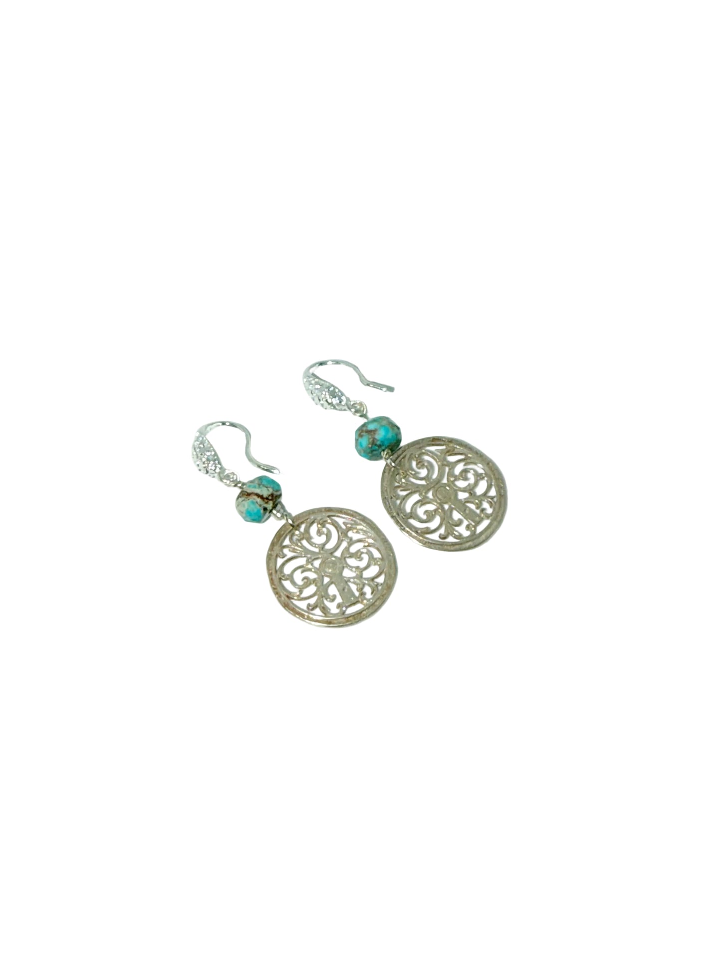 Filigree Turquoise Earring