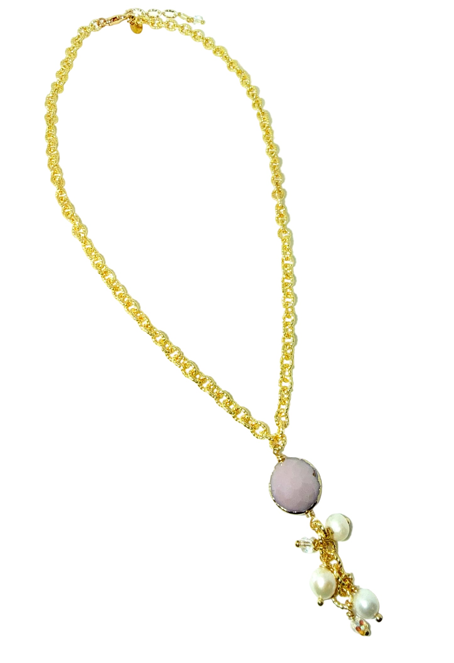 Lavender Pearl Necklace