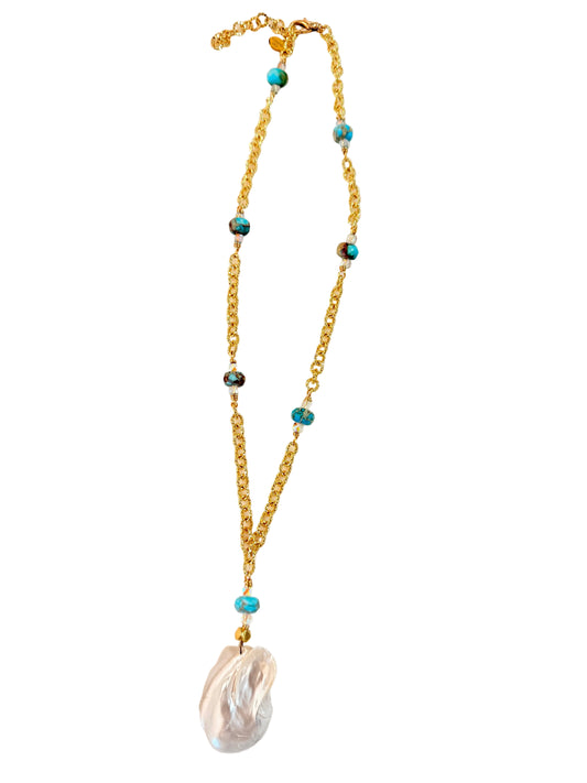 Pearls & Turquoise