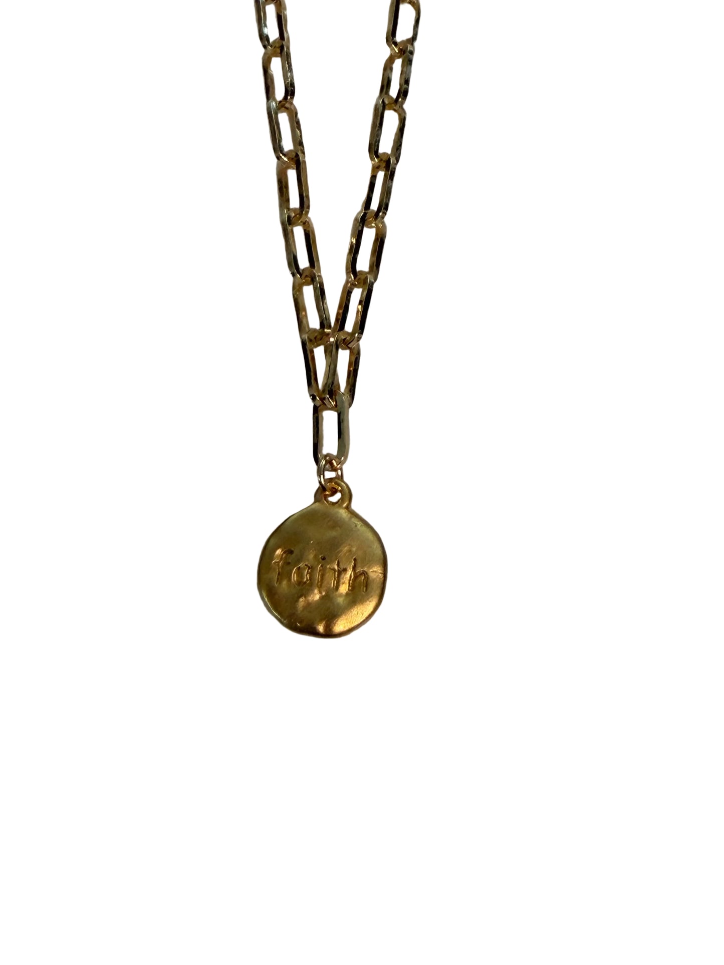 Faith Gold Vermeil Pendent