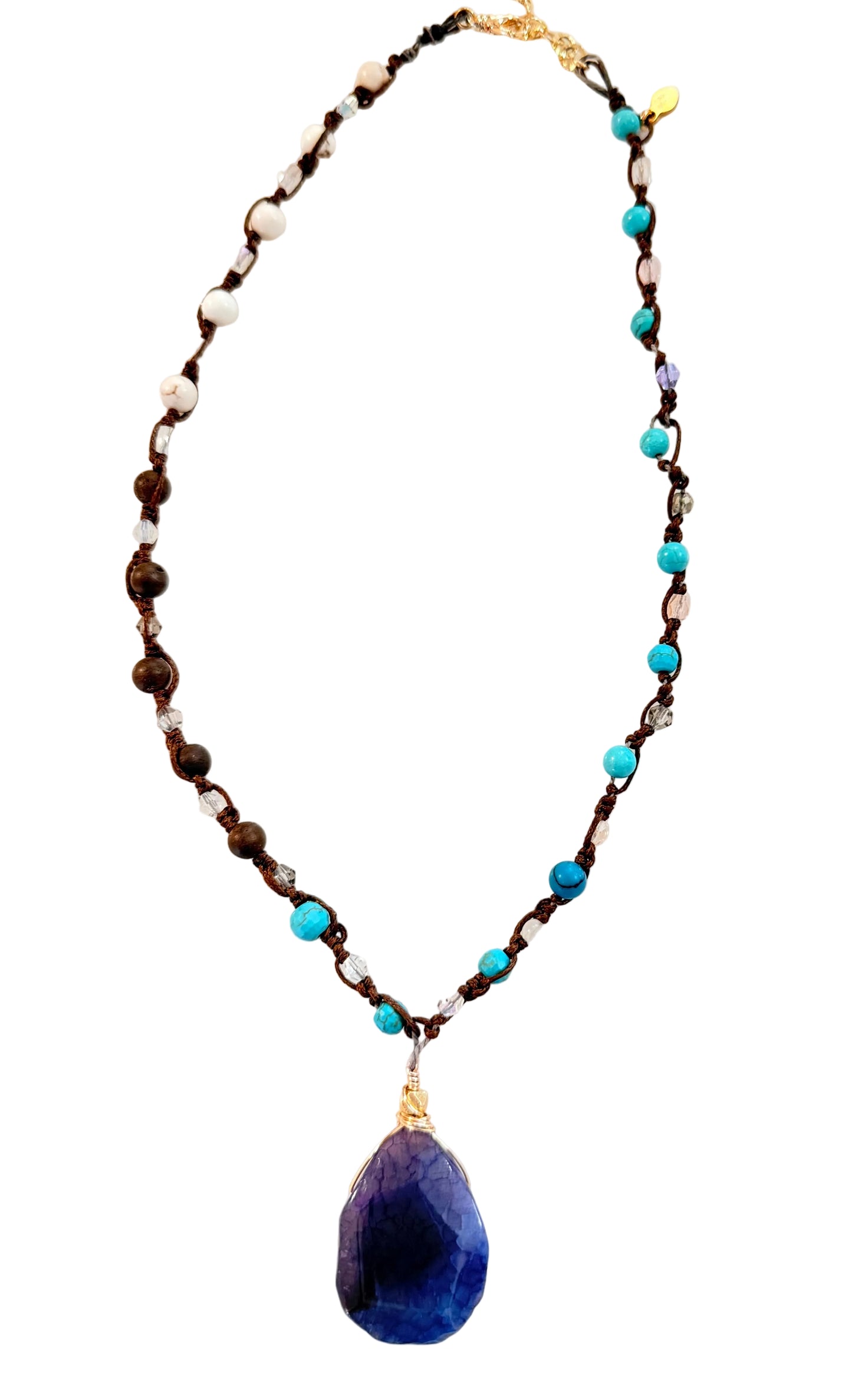 White Turquoise, Blue Turquoise, Druzy, Amethyst