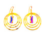 Triple Gold Earring